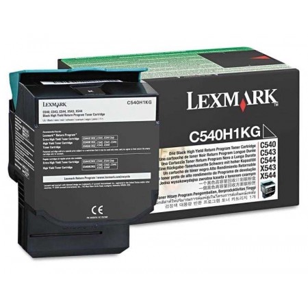 Lexmark C540H1KG Siyah Orjinal Toner Lexmark C540H1KG Siyah Orjinal Toner