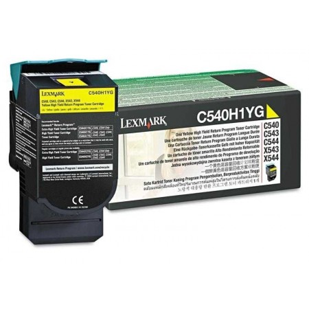 Lexmark C540H1YG Sarı Orjinal Toner Lexmark C540H1YG Sarı Orjinal Toner