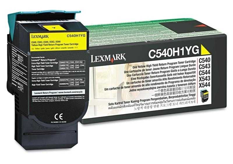 Lexmark C540H1YG Sarı Orjinal Toner