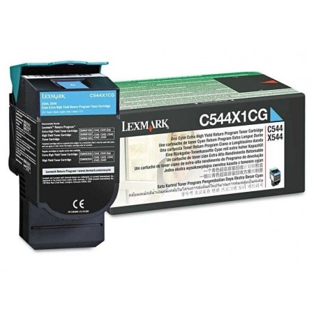 Lexmark C544X1CG Mavi Orjinal Toner Lexmark C544X1CG Mavi Orjinal Toner