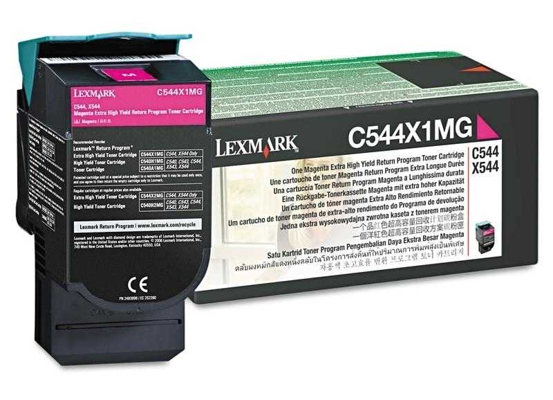 Lexmark C544X1MG Kırmızı Orjinal Toner 