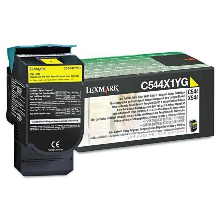Lexmark C544X1YG Sarı Orjinal Toner Lexmark C544X1YG Sarı Orjinal Toner