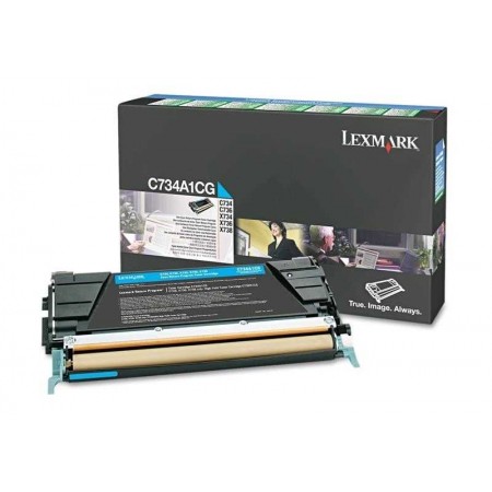 Lexmark C734A1CG Mavi Orjinal Toner Lexmark C734A1CG Mavi Orjinal Toner