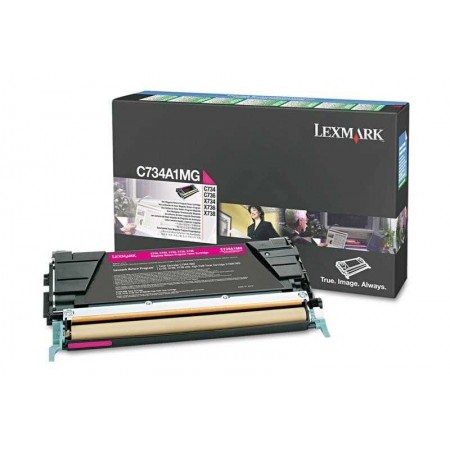 Lexmark C734A1MG Kırmızı Orjinal Toner Lexmark C734A1MG Kırmızı Orjinal Toner