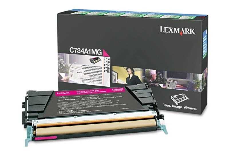 Lexmark C734A1MG Kırmızı Orjinal Toner