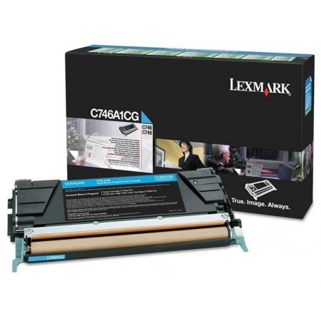 Lexmark C746A1CG Mavi Orjinal Toner Lexmark C746A1CG Mavi Orjinal Toner