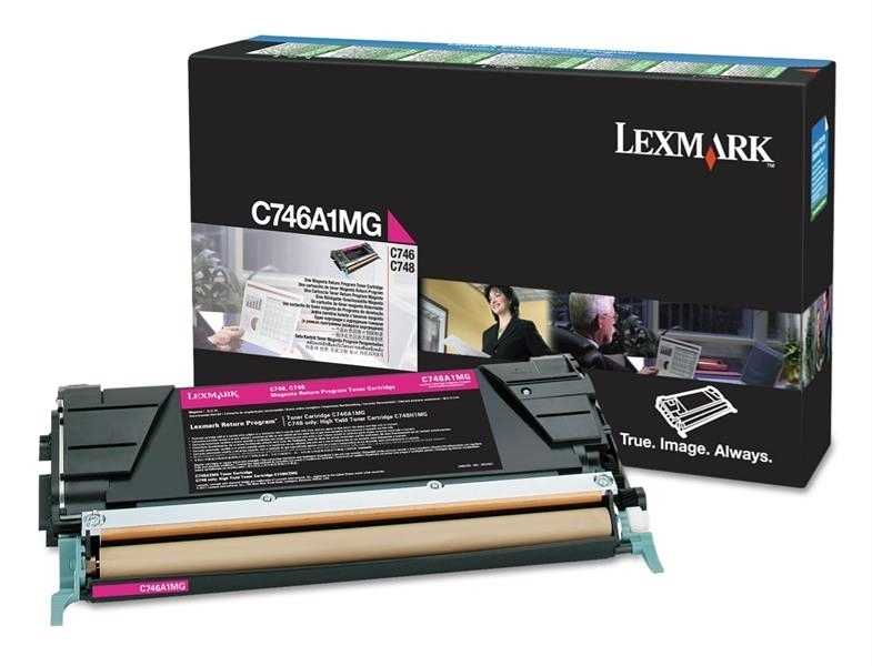 Lexmark C746A1MG Kırmızı Orjinal Toner