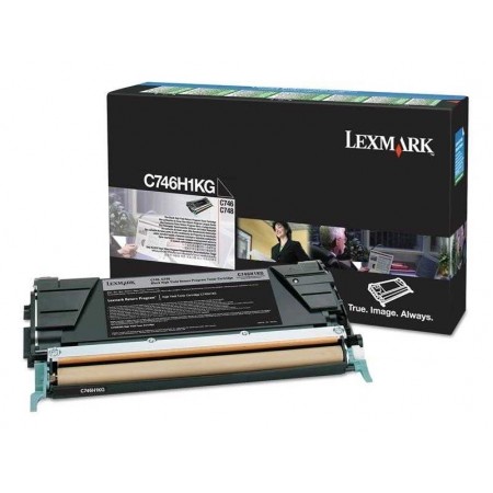 Lexmark C746H1KG Siyah Orjinal Toner Lexmark C746H1KG Siyah Orjinal Toner