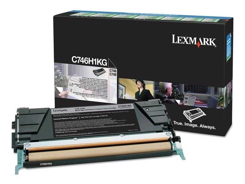 Lexmark C746H1KG Siyah Orjinal Toner