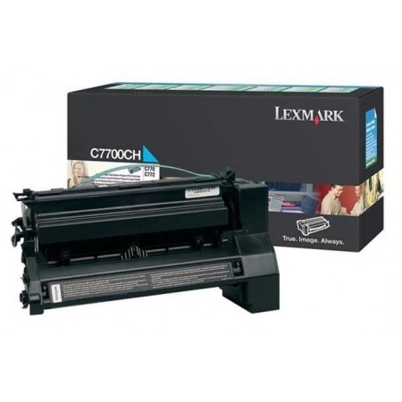 Lexmark (C770) C7700CH Mavi Orjinal Toner Yüksek Kapasiteli Lexmark (C770) C7700CH Mavi Orjinal Toner Yüksek Kapasiteli