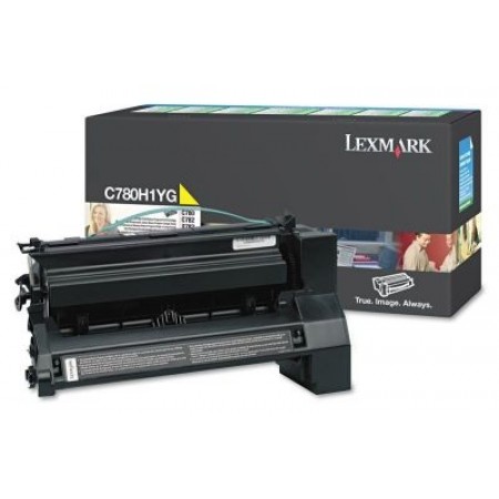 Lexmark (C780) C780H1YG Sarı Orjinal Toner Yüksek Kapasiteli Lexmark (C780) C780H1YG Sarı Orjinal Toner Yüksek Kapasiteli