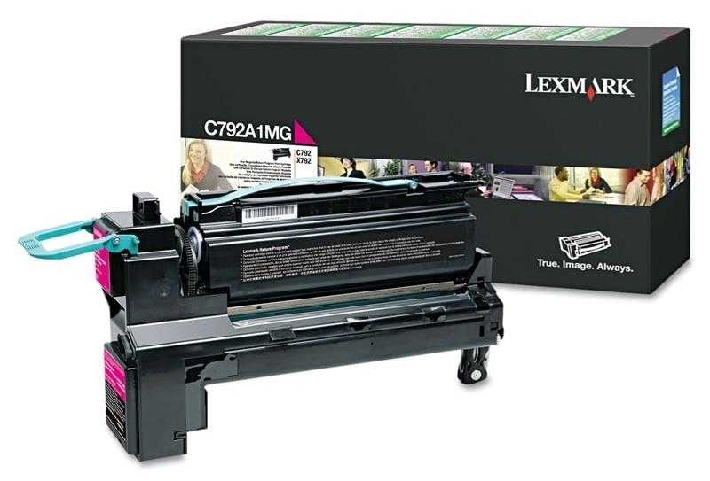 Lexmark (C792) C792A1MG Kırmızı Orjinal Toner