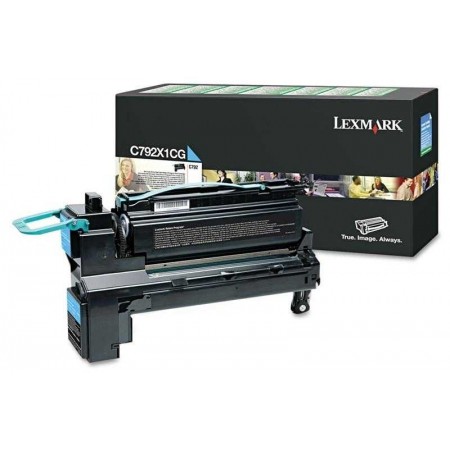 Lexmark (C792) C792X1CG Mavi Orjinal Toner Yüksek Kapasiteli Lexmark (C792) C792X1CG Mavi Orjinal Toner Yüksek Kapasiteli