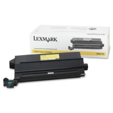 Lexmark (C910) 12N0770 Sarı Orjinal Toner Lexmark (C910) 12N0770 Sarı Orjinal Toner