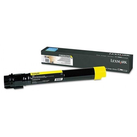 Lexmark C950X2YG Sarı Orjinal Toner Lexmark C950X2YG Sarı Orjinal Toner
