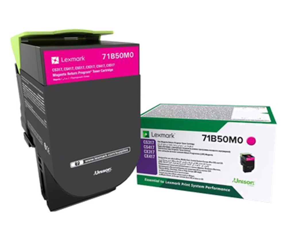 Lexmark (CS317) 71B50M0 Kırmızı Orjinal Toner