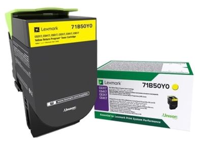 Lexmark (CS317) 71B50Y0 Sarı Orjinal Toner