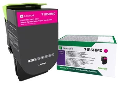 Lexmark (CS417) 71B5HM0 Kırmızı Orjinal Toner Yüksek Kapasiteli