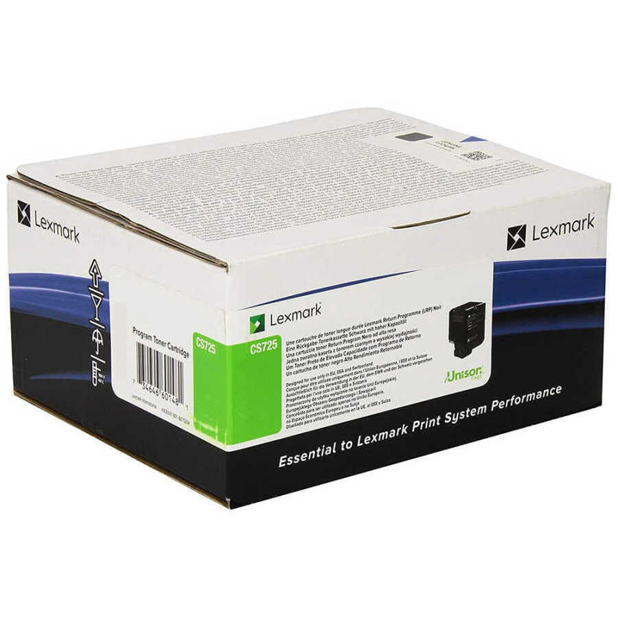 Lexmark CS725-74C5HC0 Mavi Orjinal Toner Extra Yüksek Kapasiteli