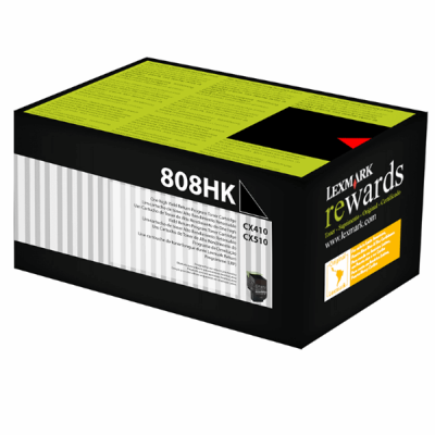 Lexmark (CX410) 80C8HK0 Siyah Orjinal Toner Yüksek Kapasiteli