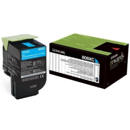 Lexmark (CX510) 80C8XC0 Mavi Orjinal Toner Extra Yüksek Kapasiteli Lexmark (CX510) 80C8XC0 Mavi Orjinal Toner Extra Yüksek Kapasiteli