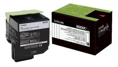 Lexmark (CX510) 80C8XK0 Siyah Orjinal Toner Extra Yüksek Kapasiteli