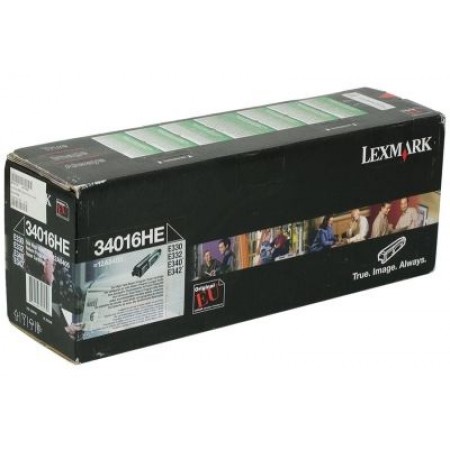 Lexmark (E330) 34016HE Orjinal Toner Yüksek Kapasiteli Lexmark (E330) 34016HE Orjinal Toner Yüksek Kapasiteli
