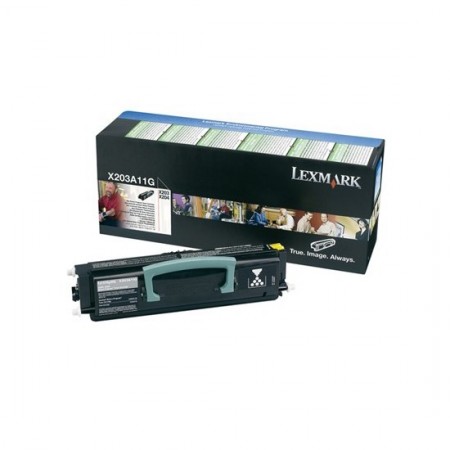 Lexmark X203A11G Siyah Orjinal Toner Lexmark X203A11G Siyah Orjinal Toner