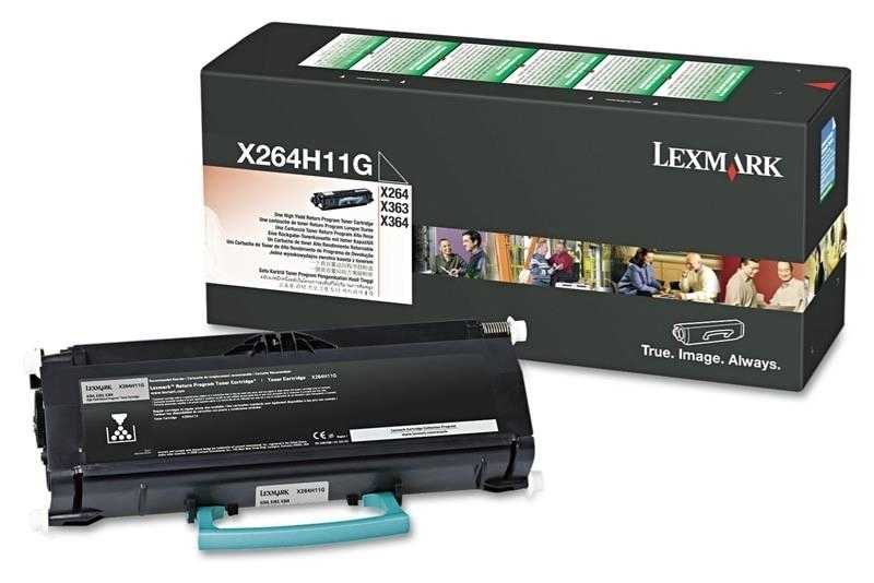 Lexmark X264H11G Siyah Orjinal Toner