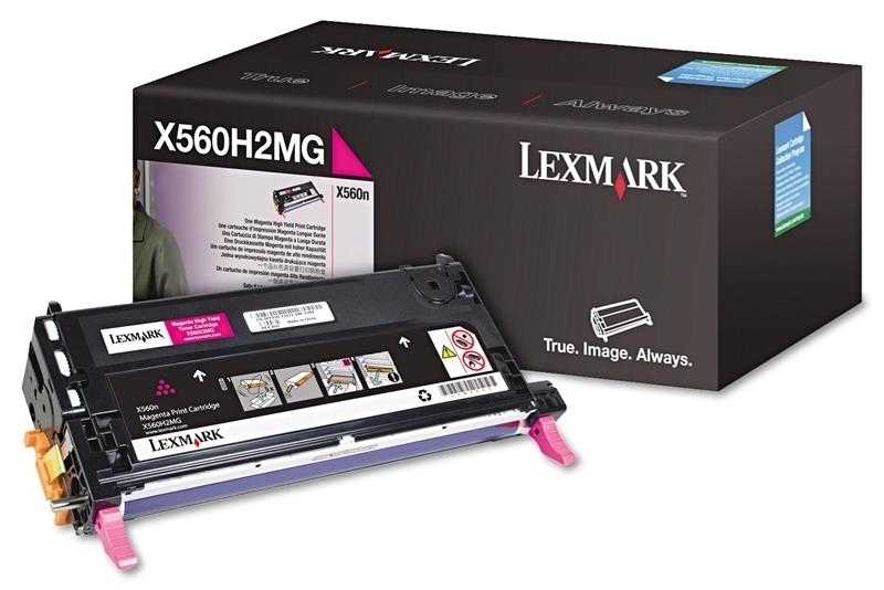 Lexmark (X560) X560H2MG Kırmızı Orjinal Toner Yüksek Kapasiteli