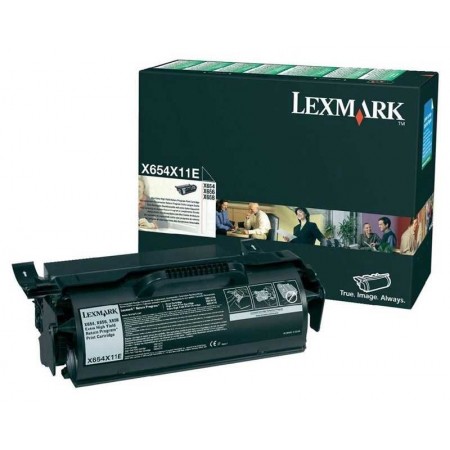 Lexmark X654X11E Siyah Orjinal Toner Lexmark X654X11E Siyah Orjinal Toner