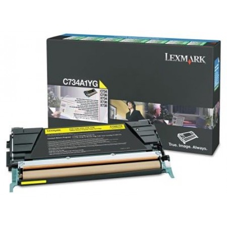 Lexmark (X746) X746A1YG Sarı Orjinal Toner Lexmark (X746) X746A1YG Sarı Orjinal Toner