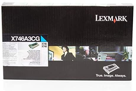 Lexmark X746A3CG Mavi Orjinal Toner