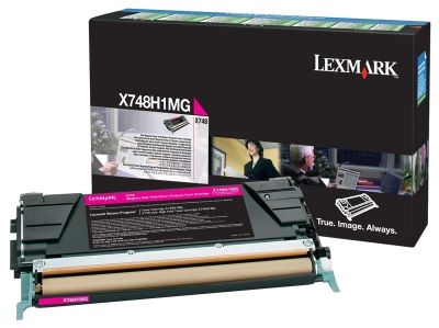 Lexmark (X748) X748H1MG Kırmızı Orjinal Toner Yüksek Kapasiteli