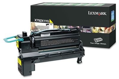 Lexmark (X792) X792X1YG Sarı Orjinal Toner Yüksek Kapasiteli