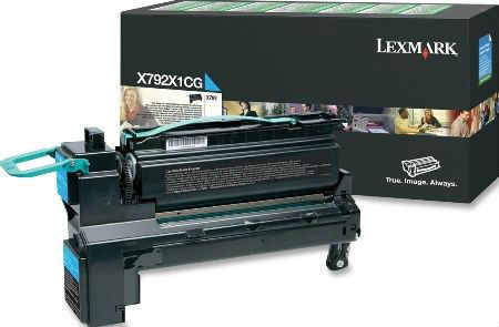 Lexmark X792X1CG Mavi Orjinal Toner