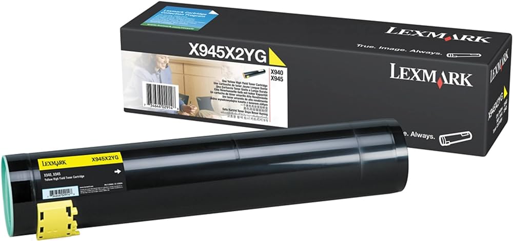 Lexmark X945X2YG Sarı Orjinal Toner Yüksek Kapasite 