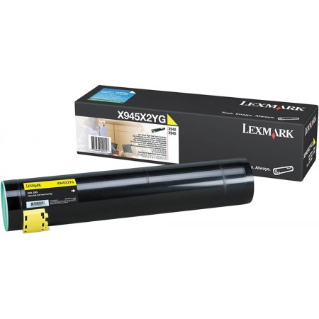Lexmark X945X2YG Sarı Orjinal Toner Yüksek Kapasite Lexmark X945X2YG Sarı Orjinal Toner Yüksek Kapasite