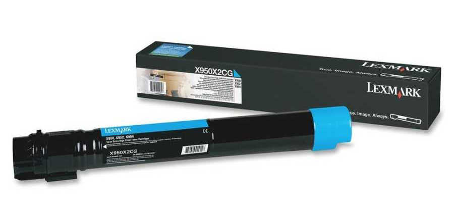 Lexmark (X950) X950X2CG Mavi Orjinal Toner