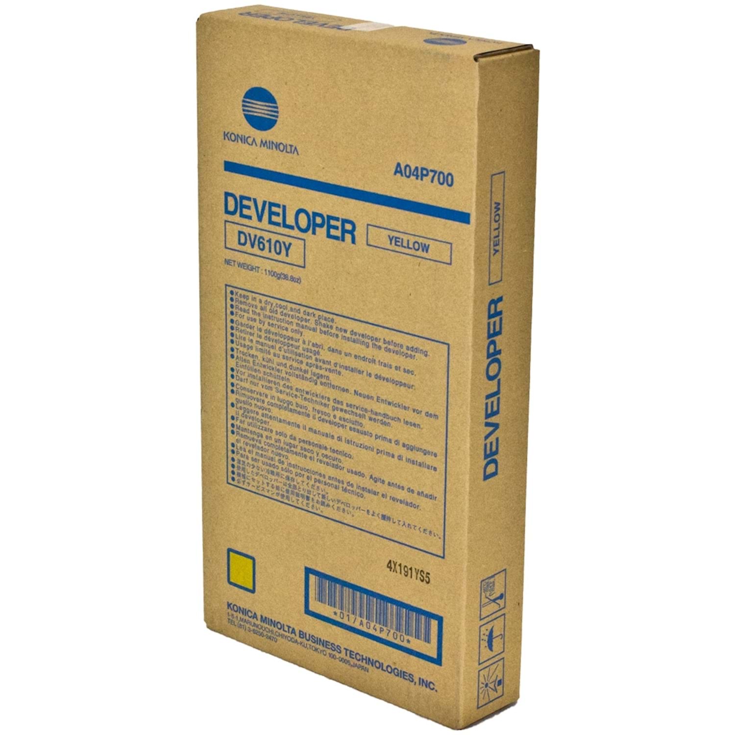 Minolta DV-610Y Orjinal Sarı Toner
