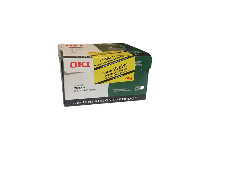 Oki 3320 (01277701) Siyah Orjinal Şerit 16Lı Paket