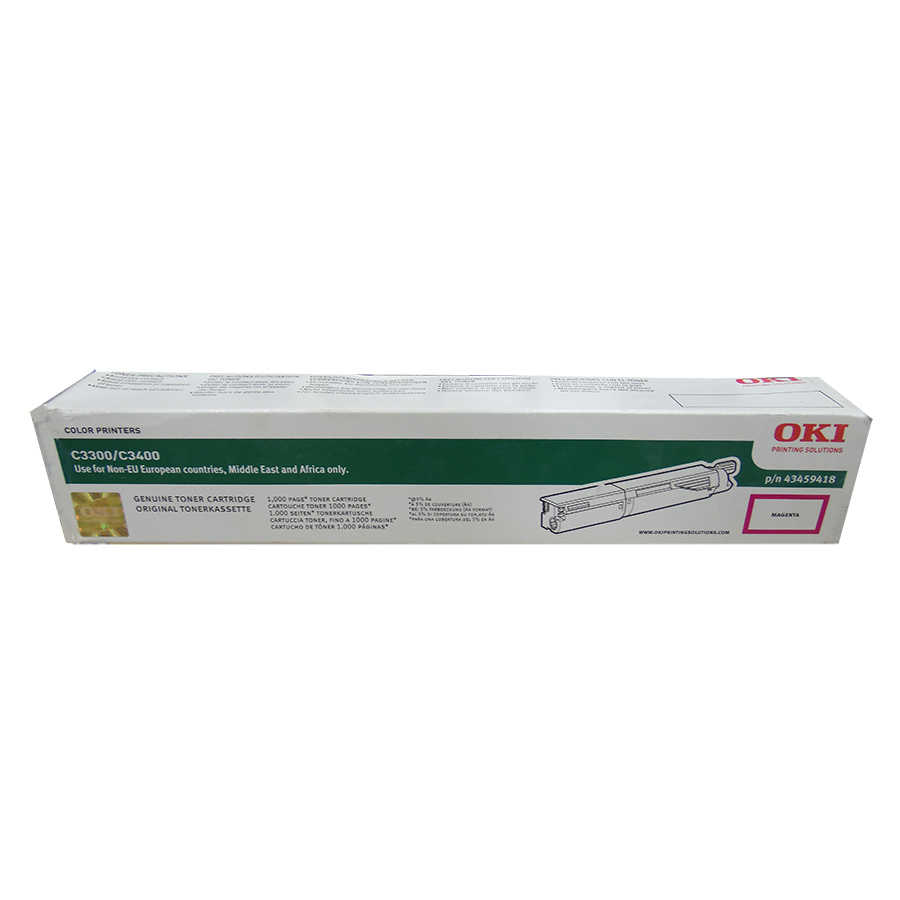 OKI 43459417 Sarı Orjinal Toner - C3300 / C3400 (T4244)