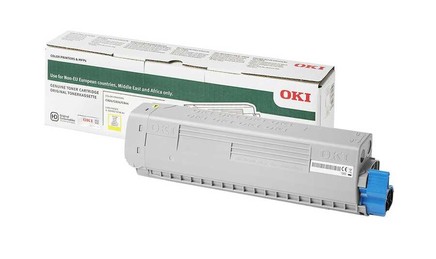OKI (47095705) Sarı Orjinal Toner - C824 / C834 / C844