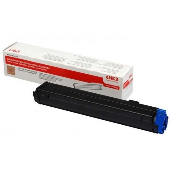 Oki B410-43979107 Kutusuz Siyah Orjinal Toner 