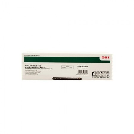 Oki B412 (45807119) Siyah Orjinal Toner Oki B412 (45807119) Siyah Orjinal Toner