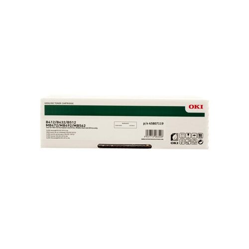 Oki B412 (45807119) Siyah Orjinal Toner