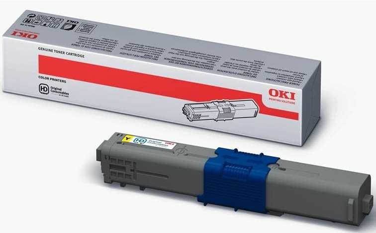 Oki C310 (44469714) Sarı Orjinal Toner