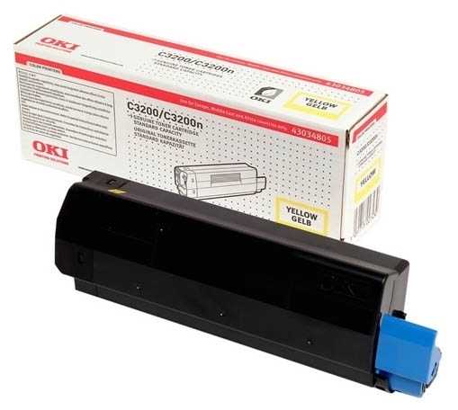 Oki C3200 (43034813) Sarı Orjinal Toner