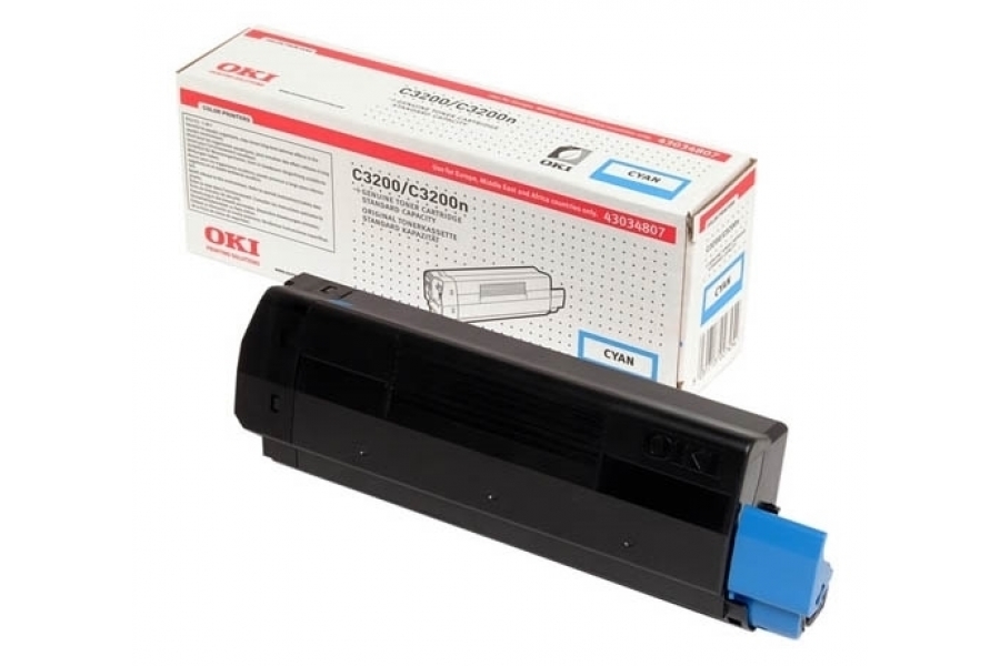 Oki C3200 (43034815) Mavi Orjinal Toner 
