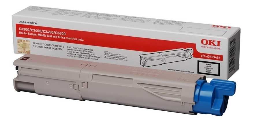 Oki C3300 - (43459444) Siyah Orjinal Toner